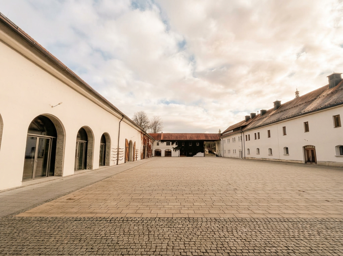 Inner courtyard of the longevity.days event forum